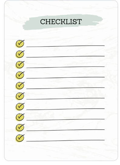 Tesla Delivery Checklist