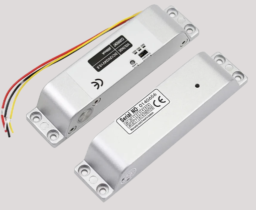 Strypinė elektromechanine spyna 
