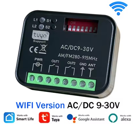 WiFi  universalus imtuvas AC/DC 9-30V