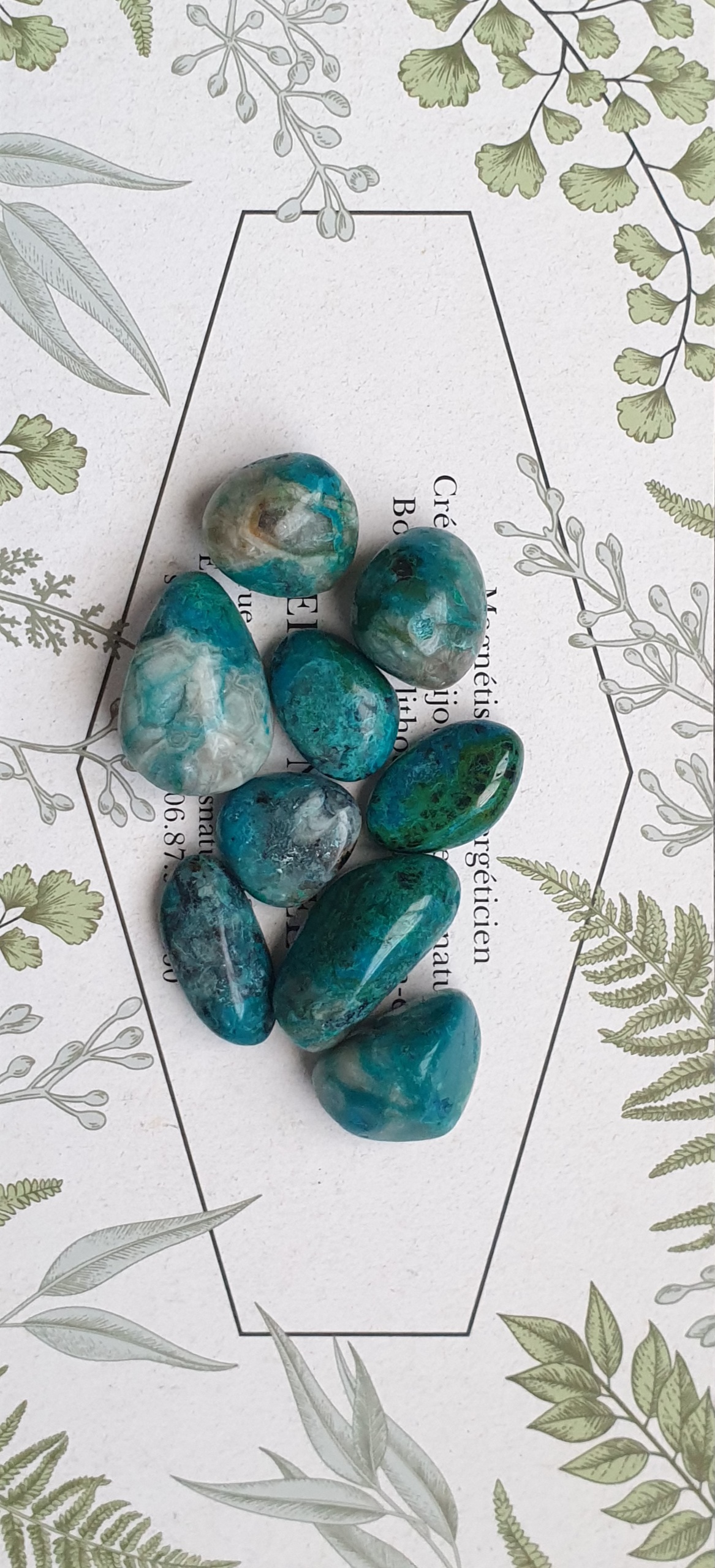 Pierre roulée Chrysocolle