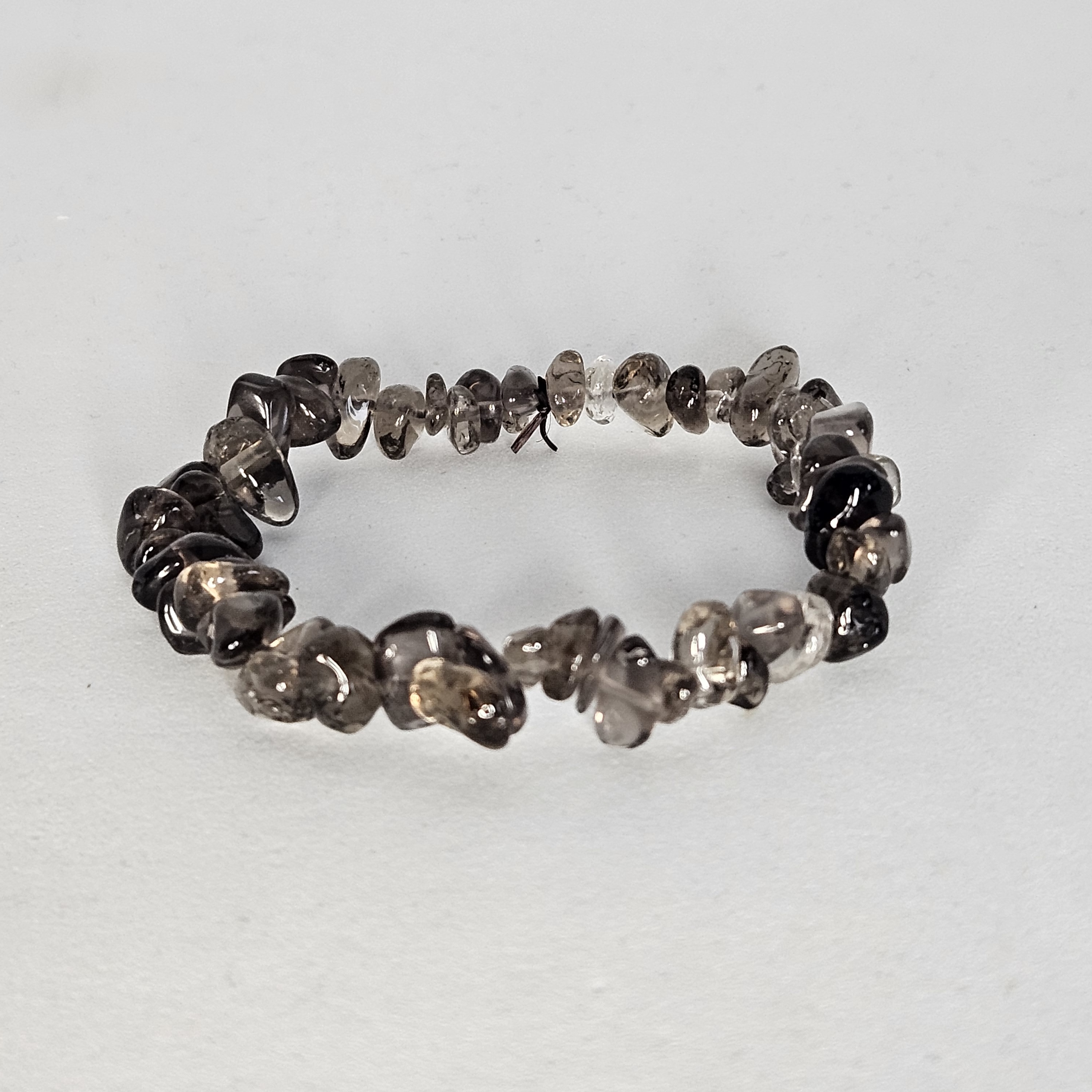 Bracelet baroque Cristal de roche fumé