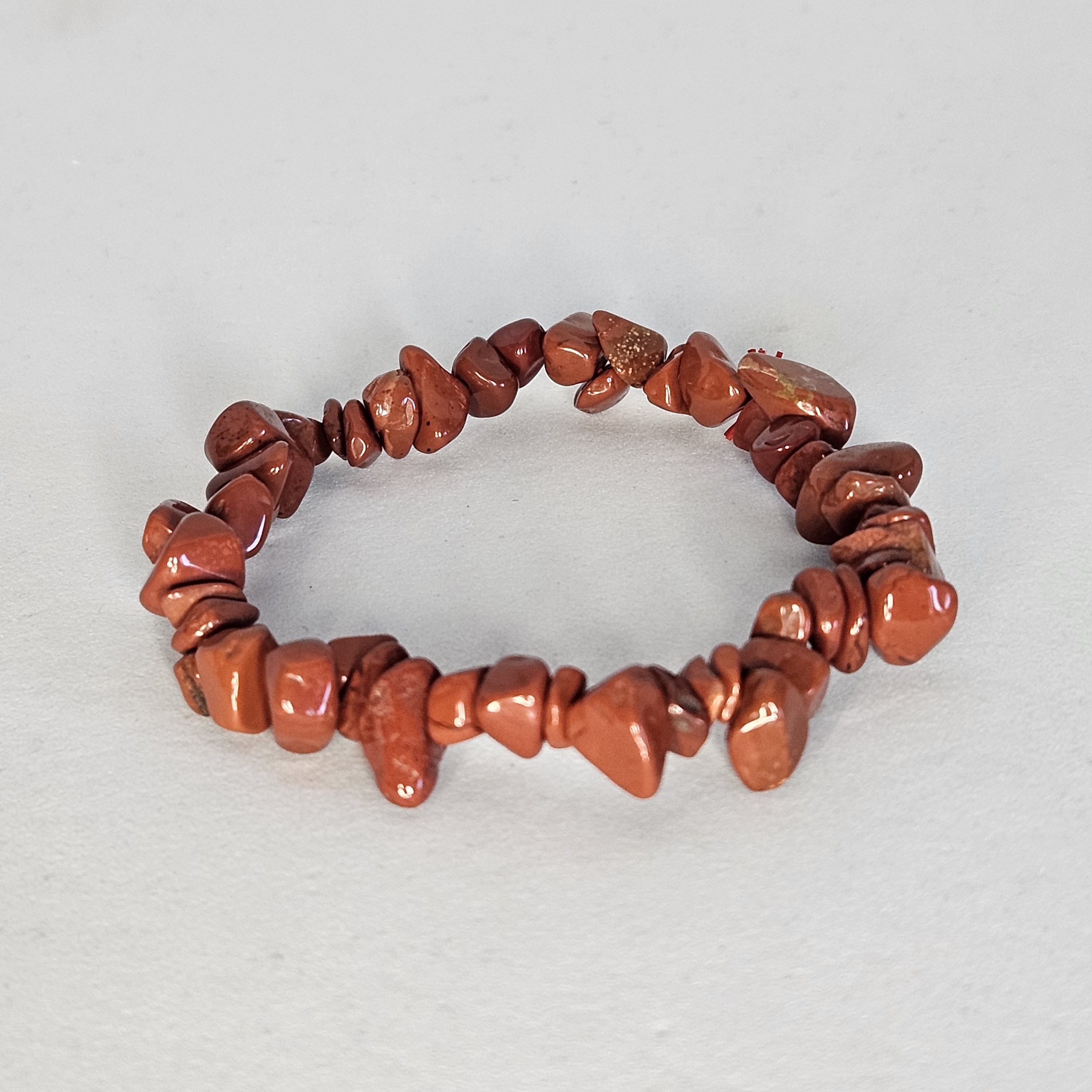 Bracelet baroque Jaspe Rouge