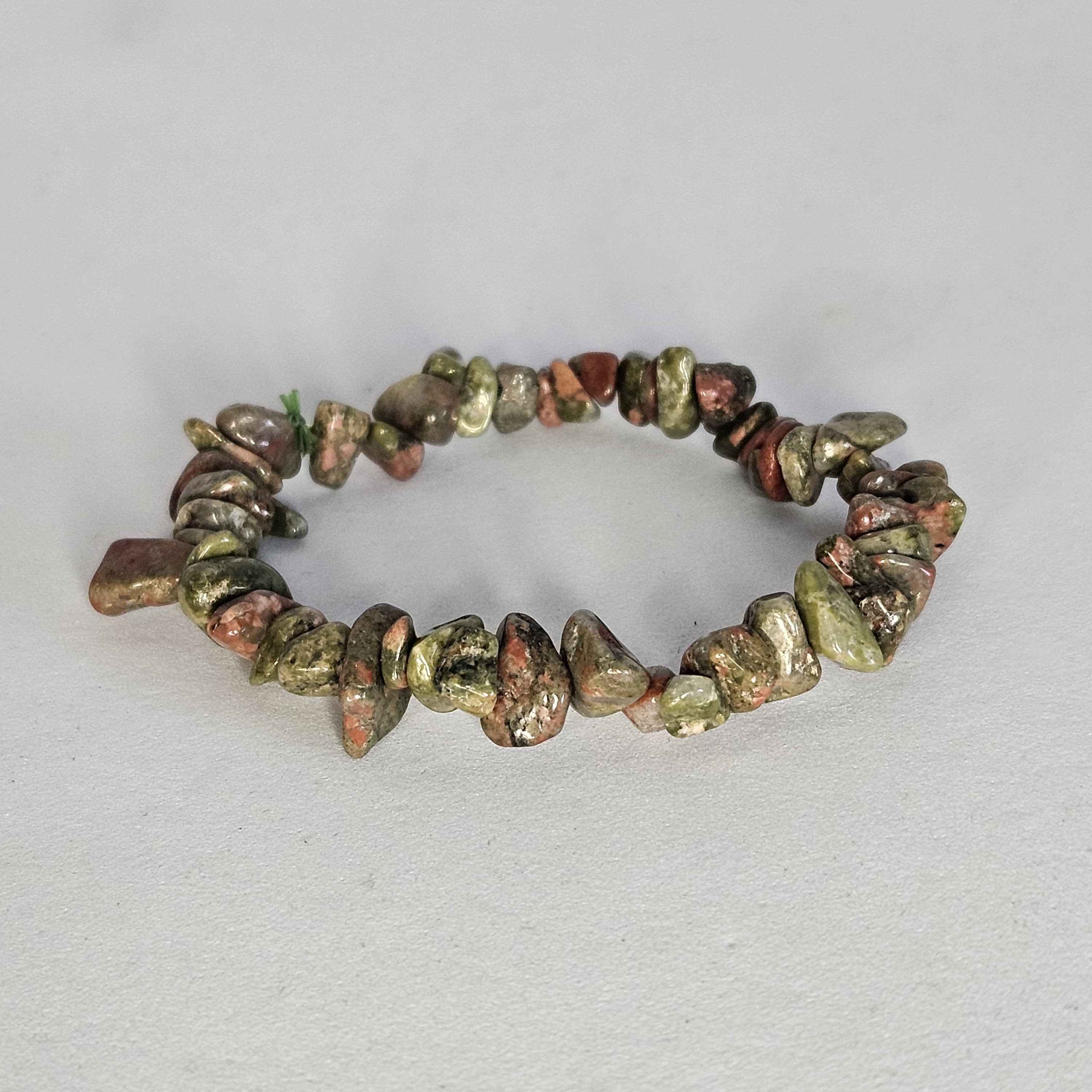 Bracelet baroque Unakite