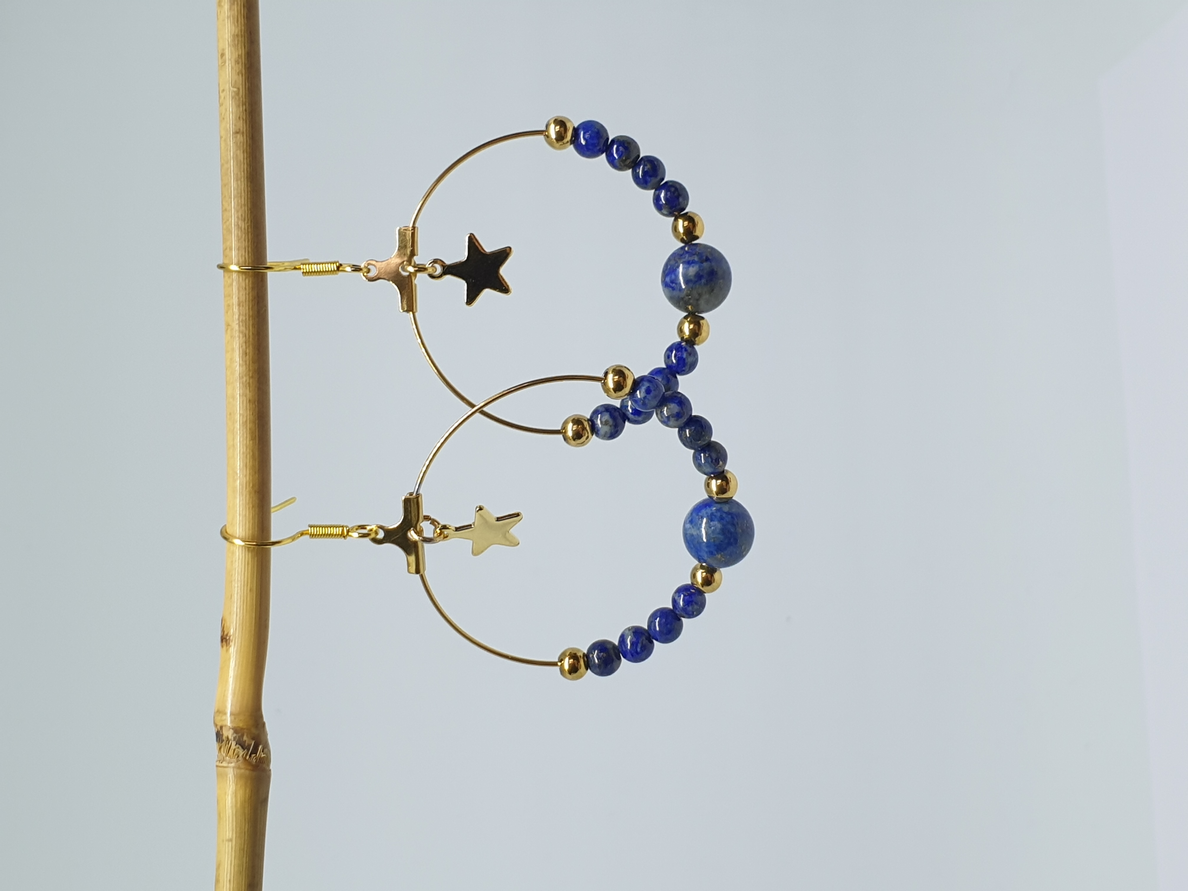 Créoles LAPIS LAZULI