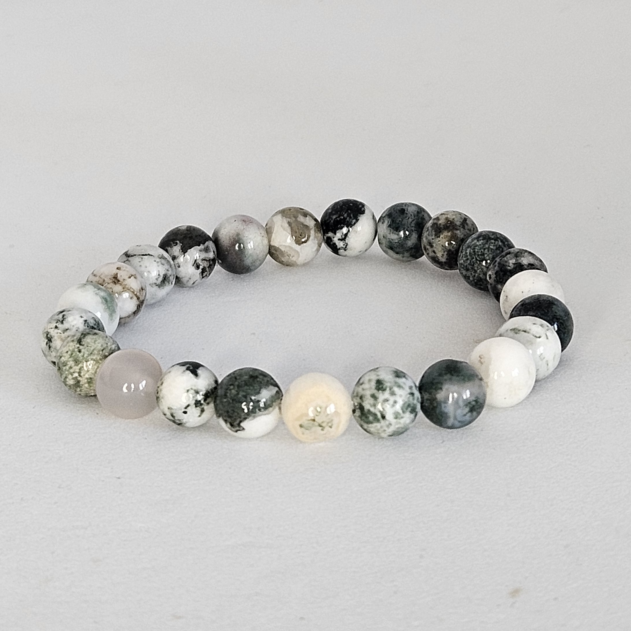 Bracelet en perles Agate Arbre