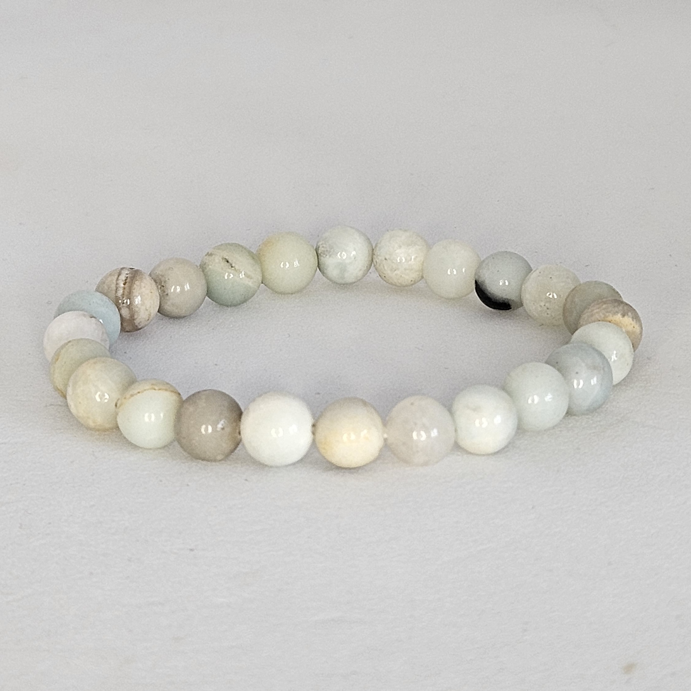 Bracelet en perles Amazonite multicolore