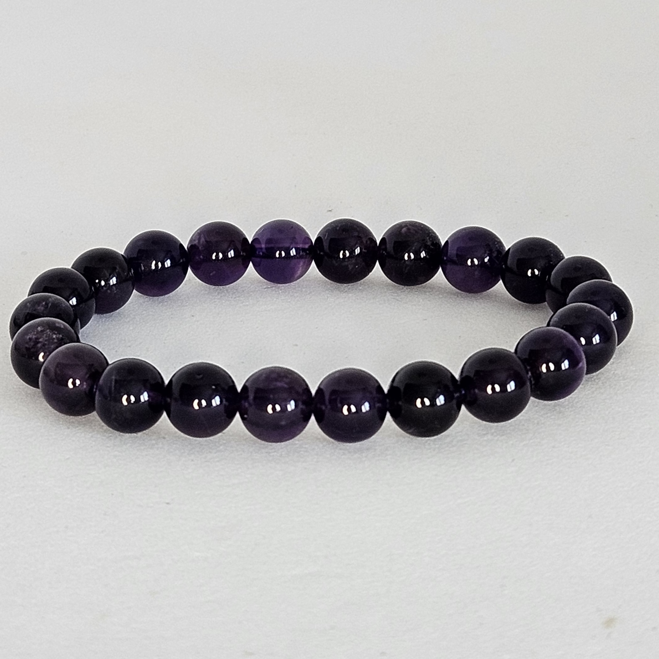 Bracelet en perles Améthyste