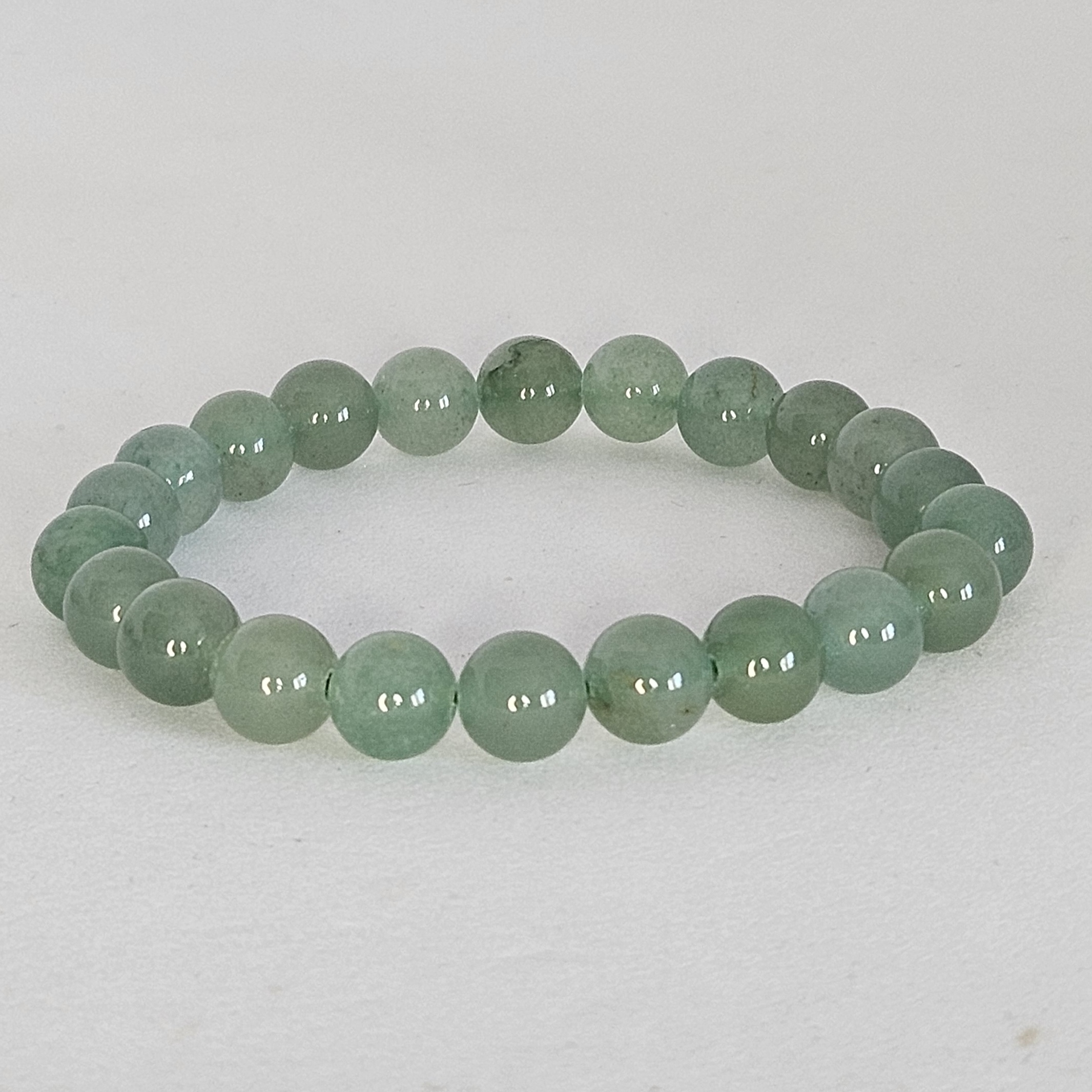 Bracelet en perles Aventurine verte