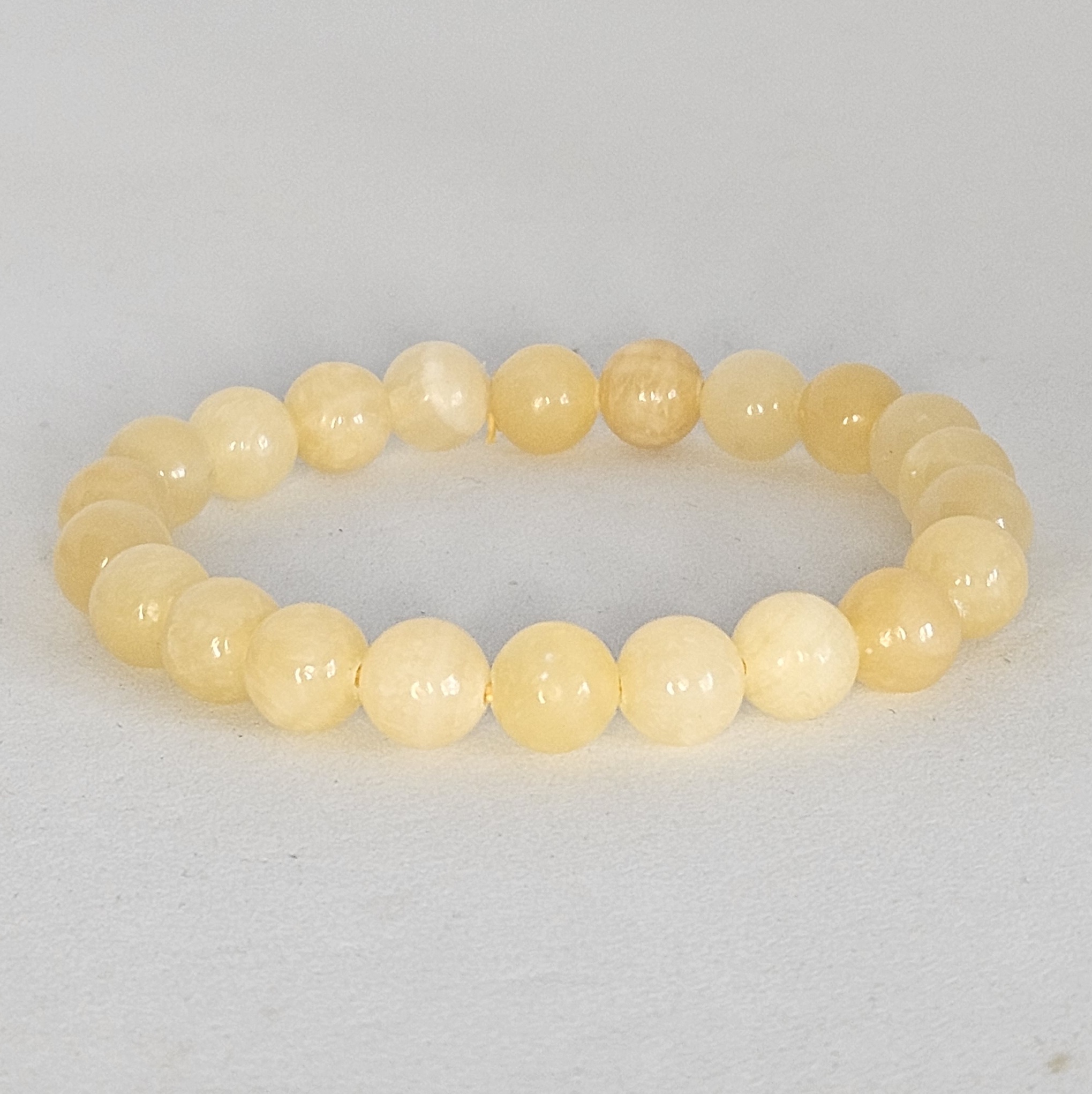 Bracelet en perles Calcite Orange
