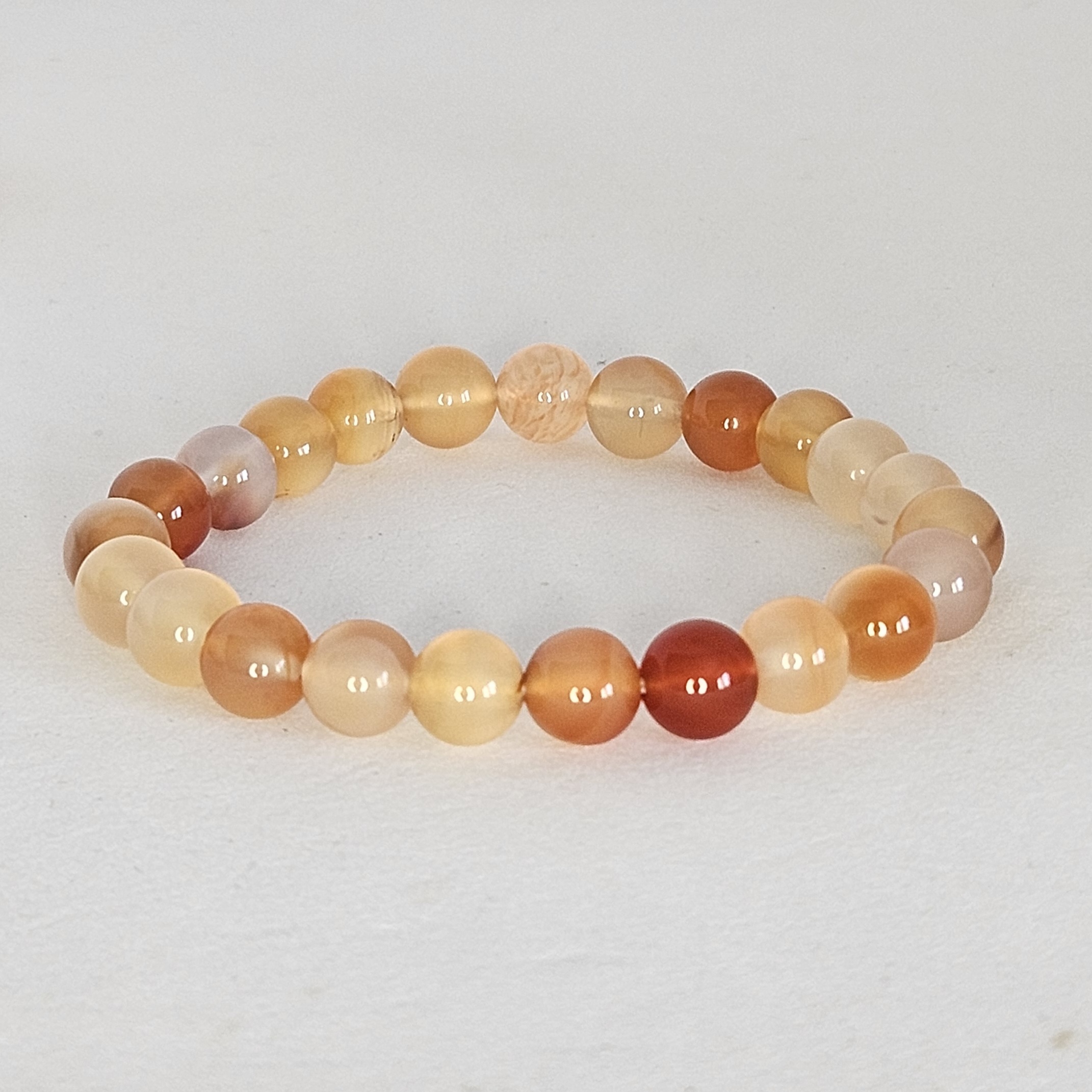 Bracelet en perles Cornaline