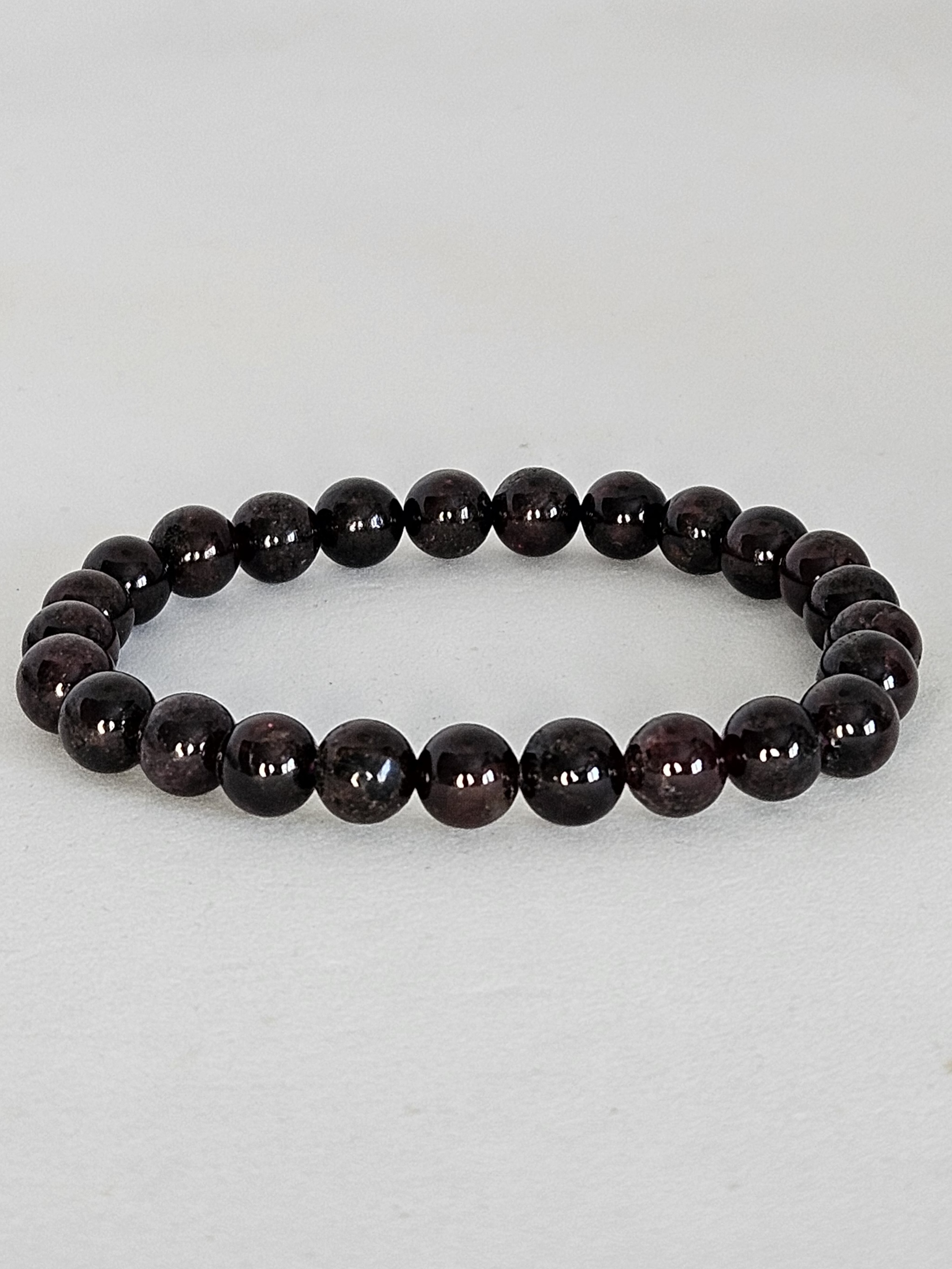 Bracelet en perles Grenat