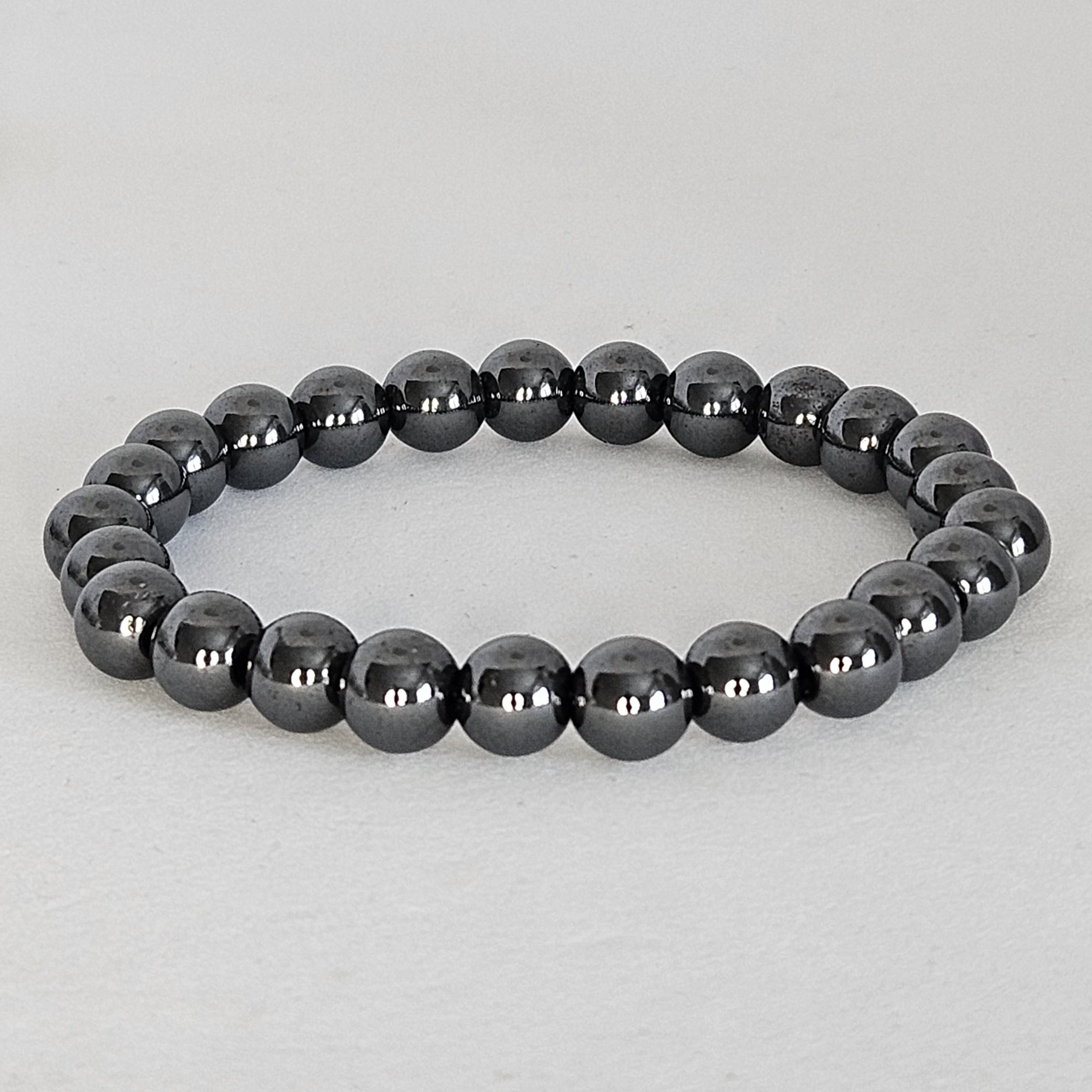 Bracelet en perles Hématite