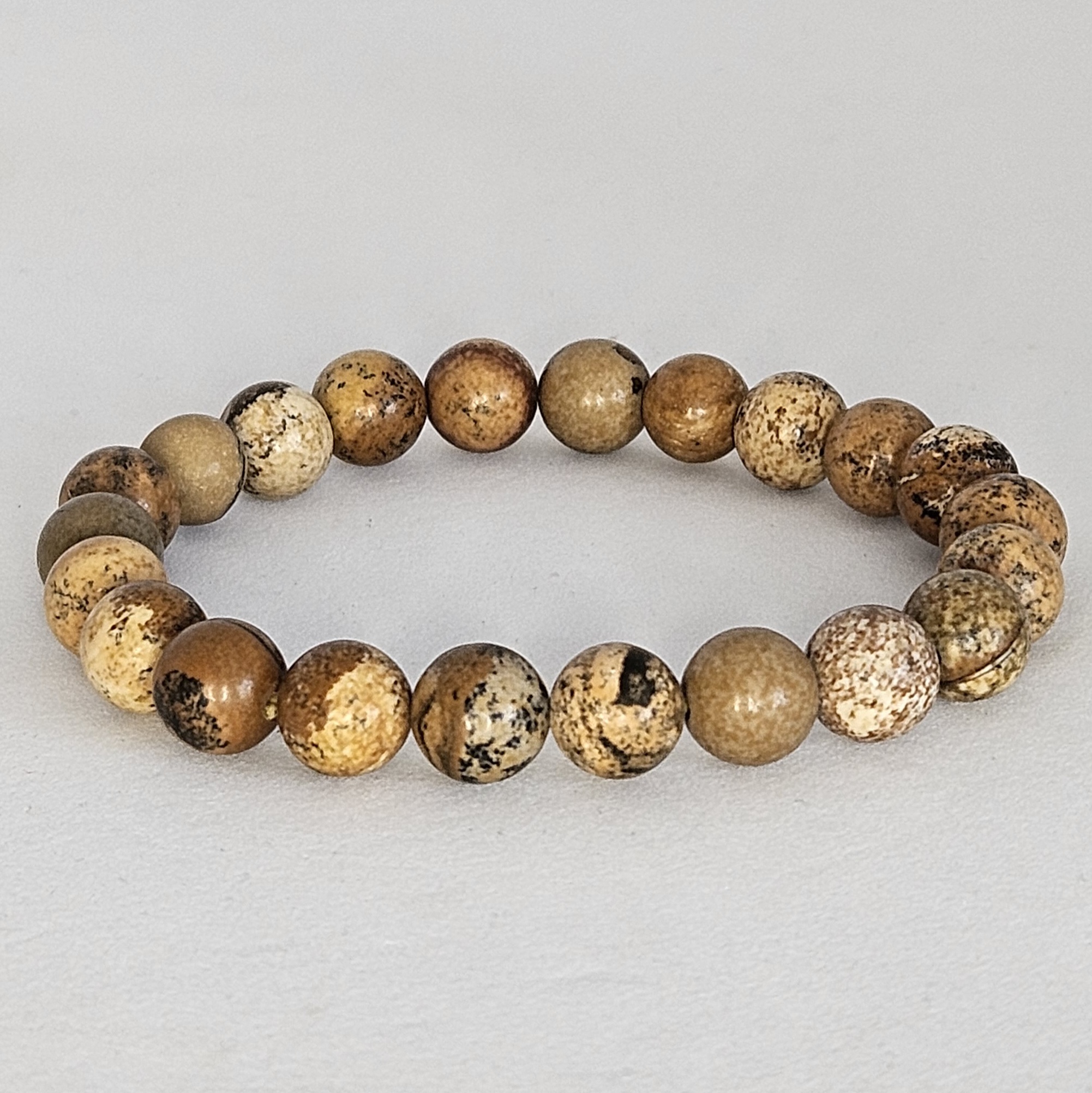 Bracelet en perles Jaspe Paysage