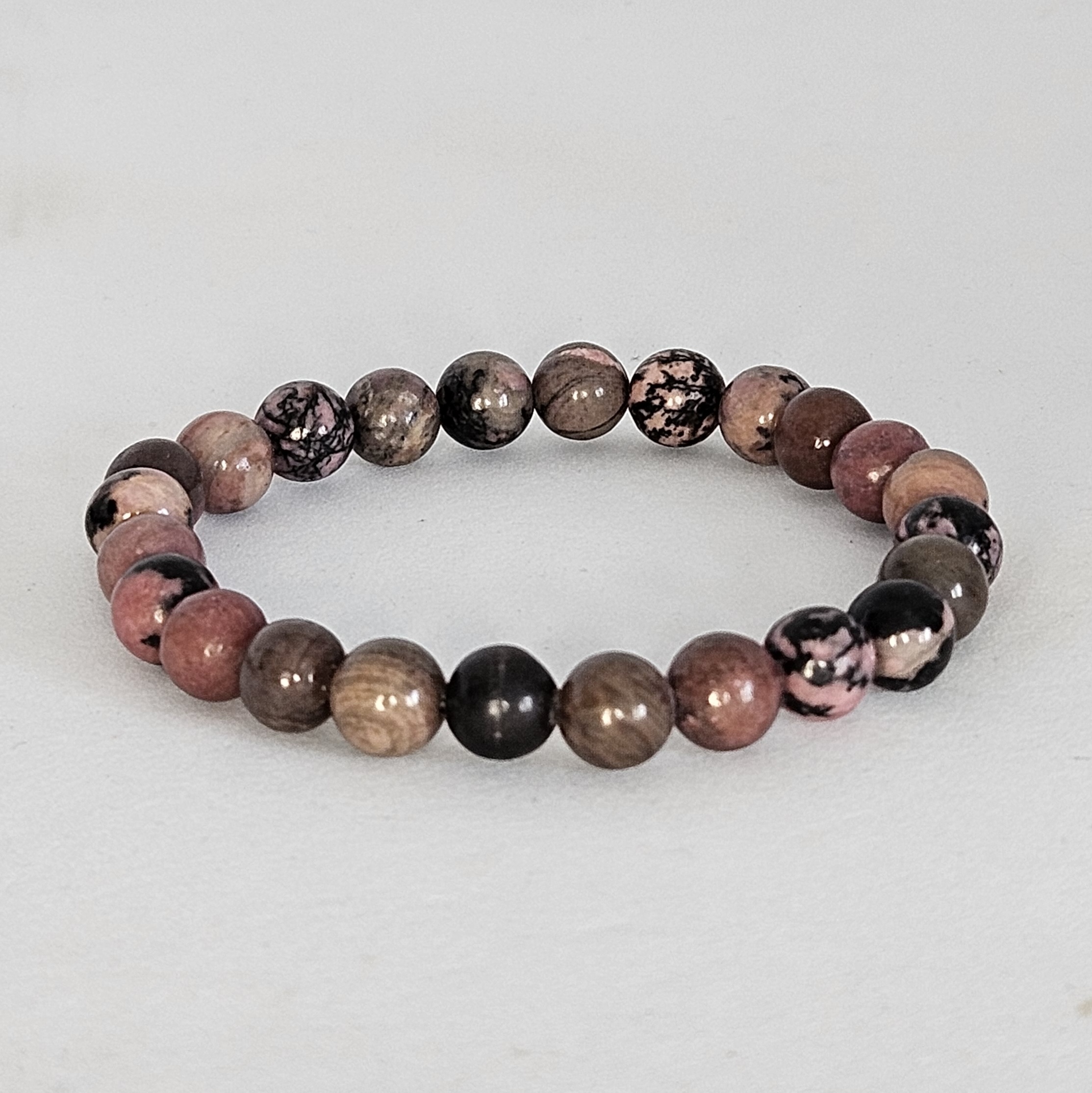 Bracelet en perles Rhodonite