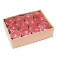 24 bougies chauffe plat Rose