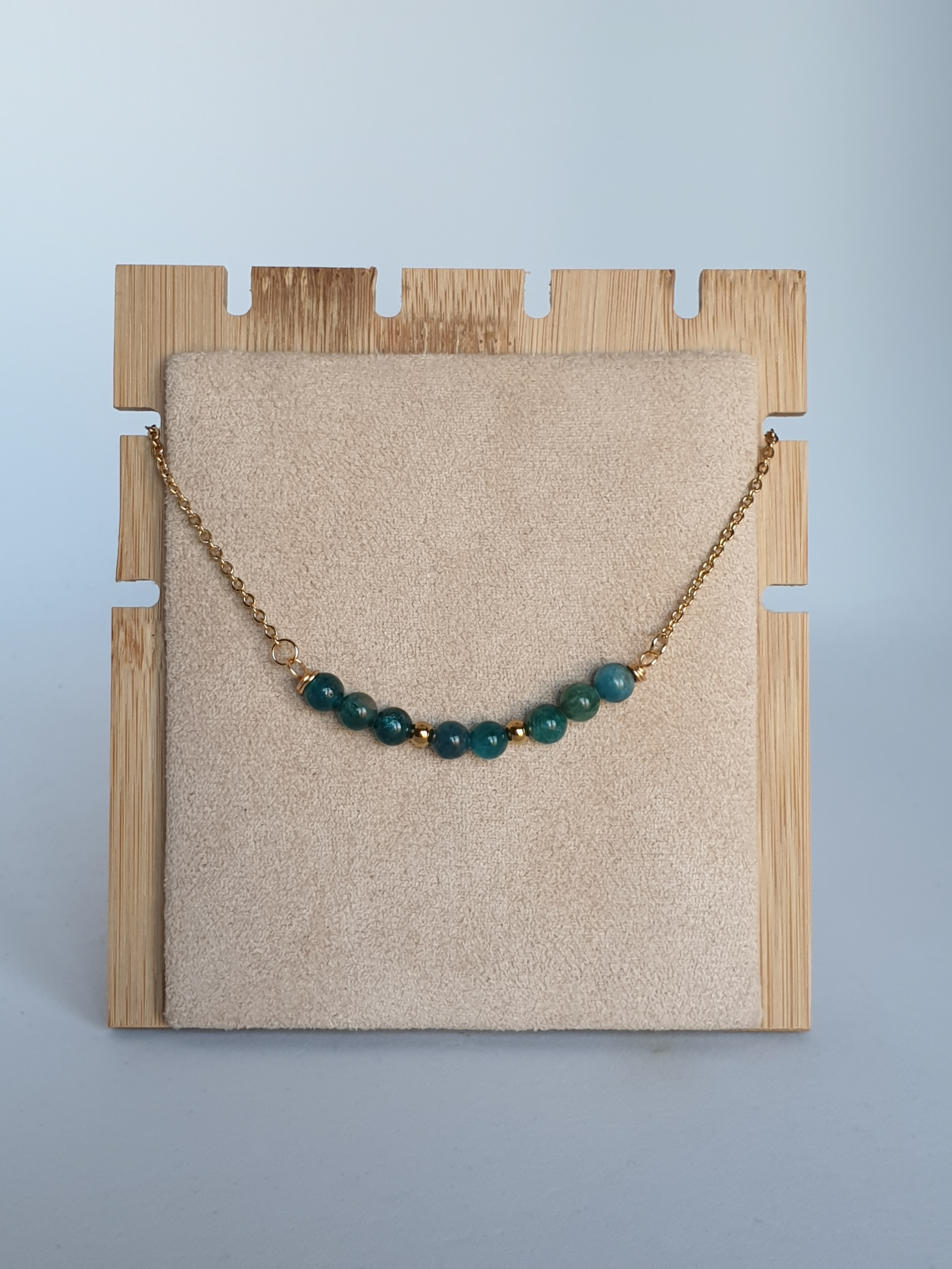 Collier doré APATITE