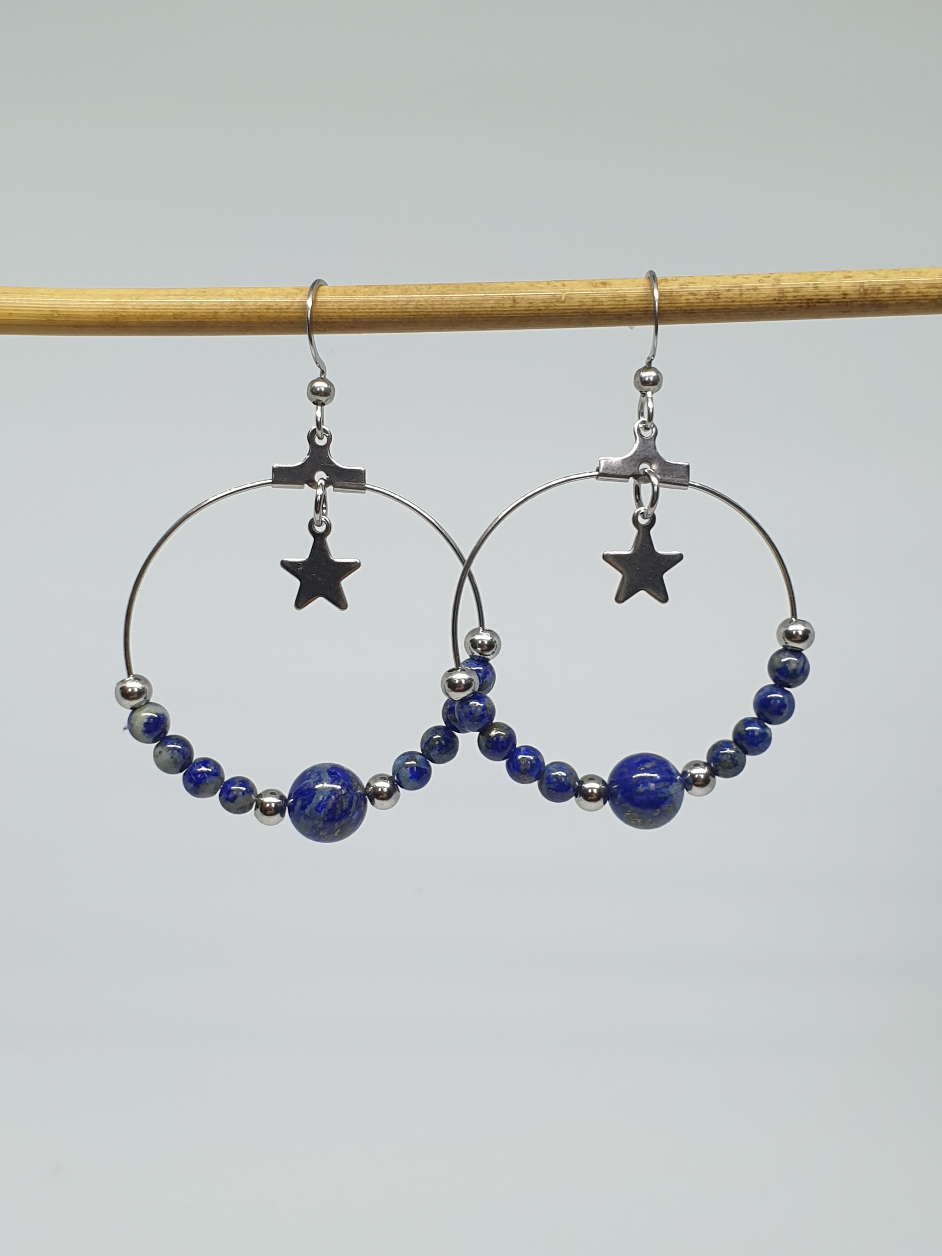 Créoles LAPIS LAZULI