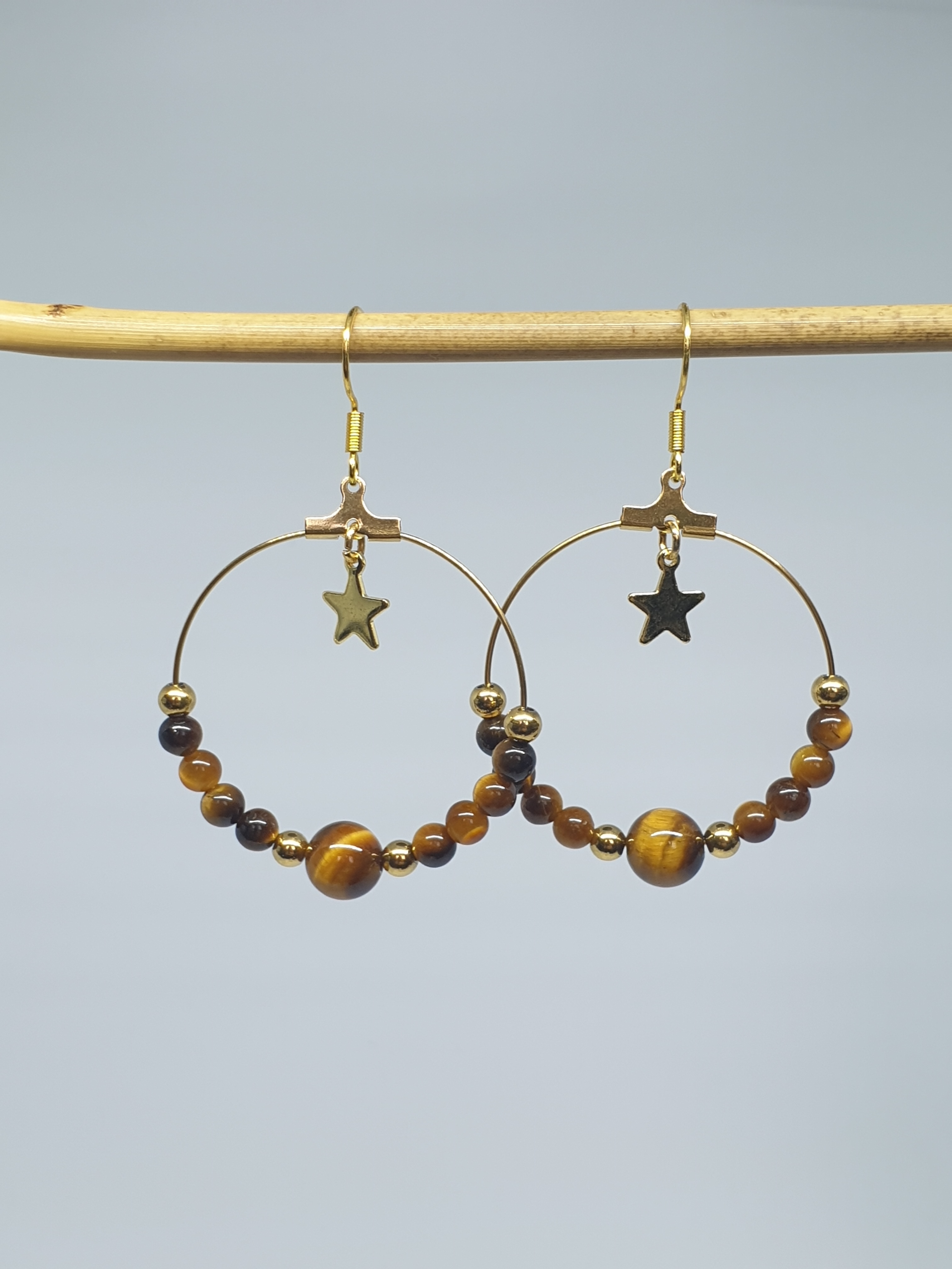 Créoles OEIL DE TIGRE