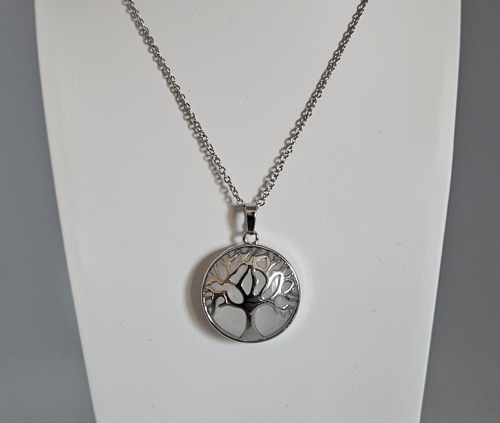 Pendentif arbre de vie CRISTAL DE QUARTZ