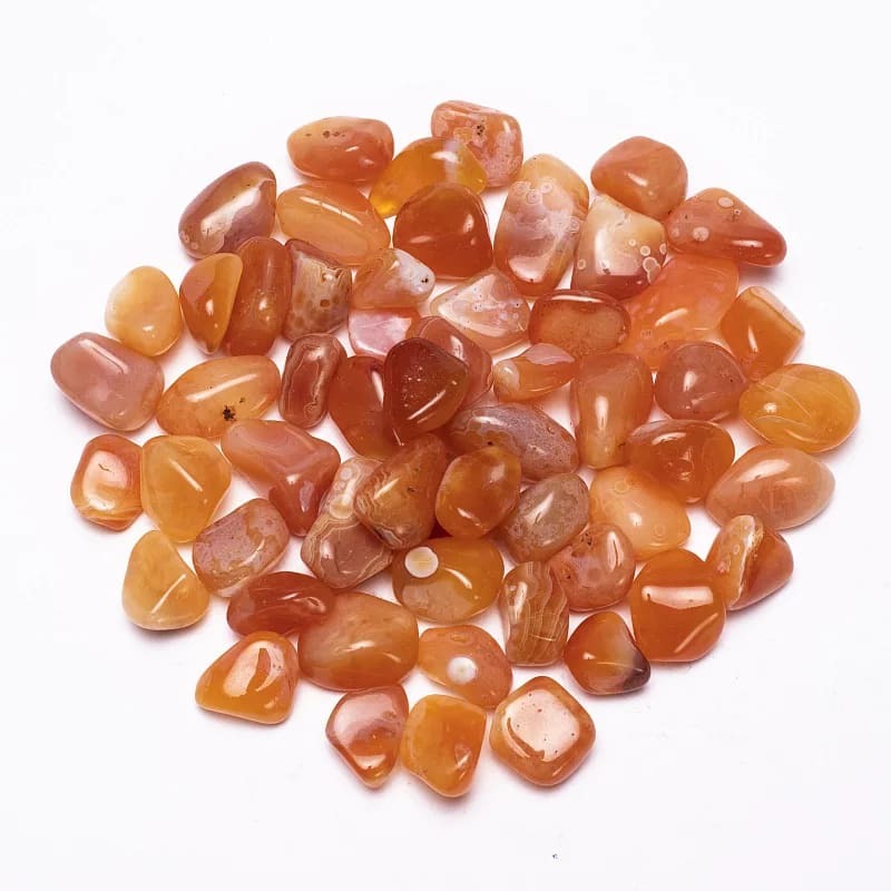 Pierre roulée Cornaline bandée