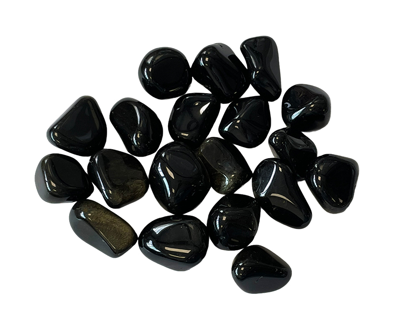Pierre roulée Obsidienne noire