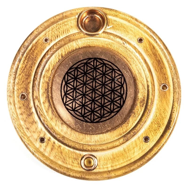 Porte encens & cônes Fleur de vie