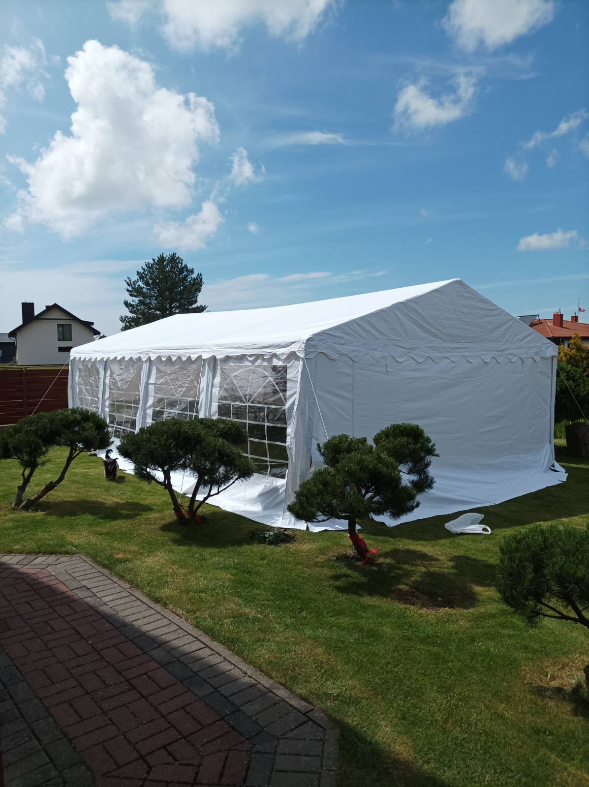 Palapinė PVC 5m x 8m  (iki 50 žmonių)