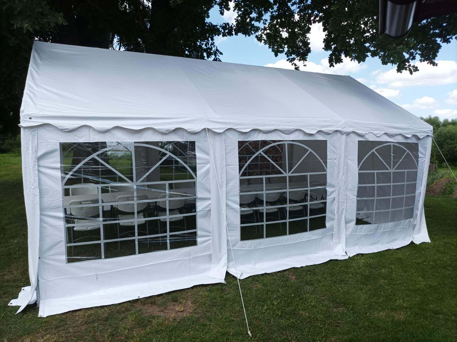 Palapinė PVC 4m x 6m  (iki 25 žmonių)