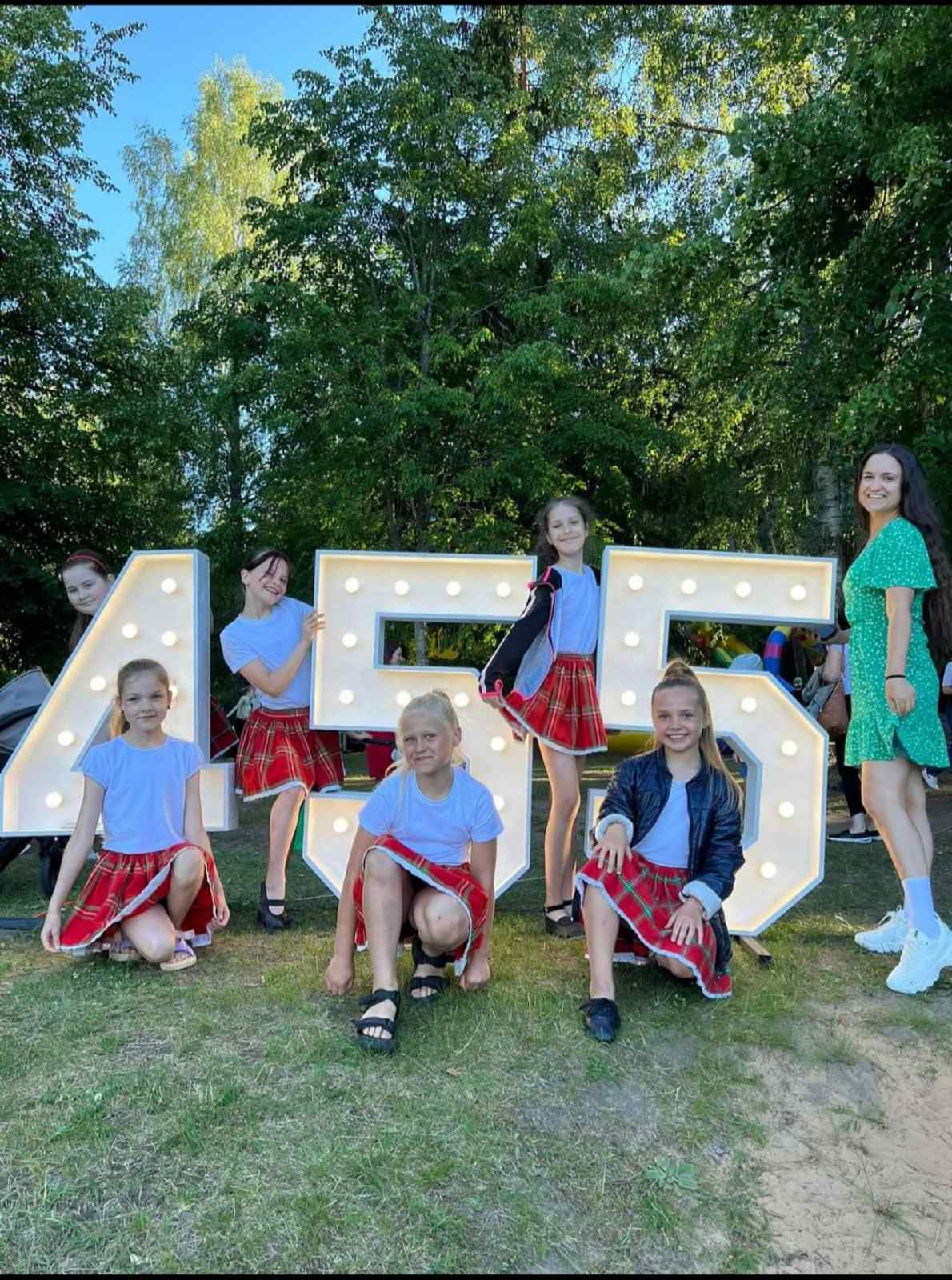 Šviečiantys skaičiai 