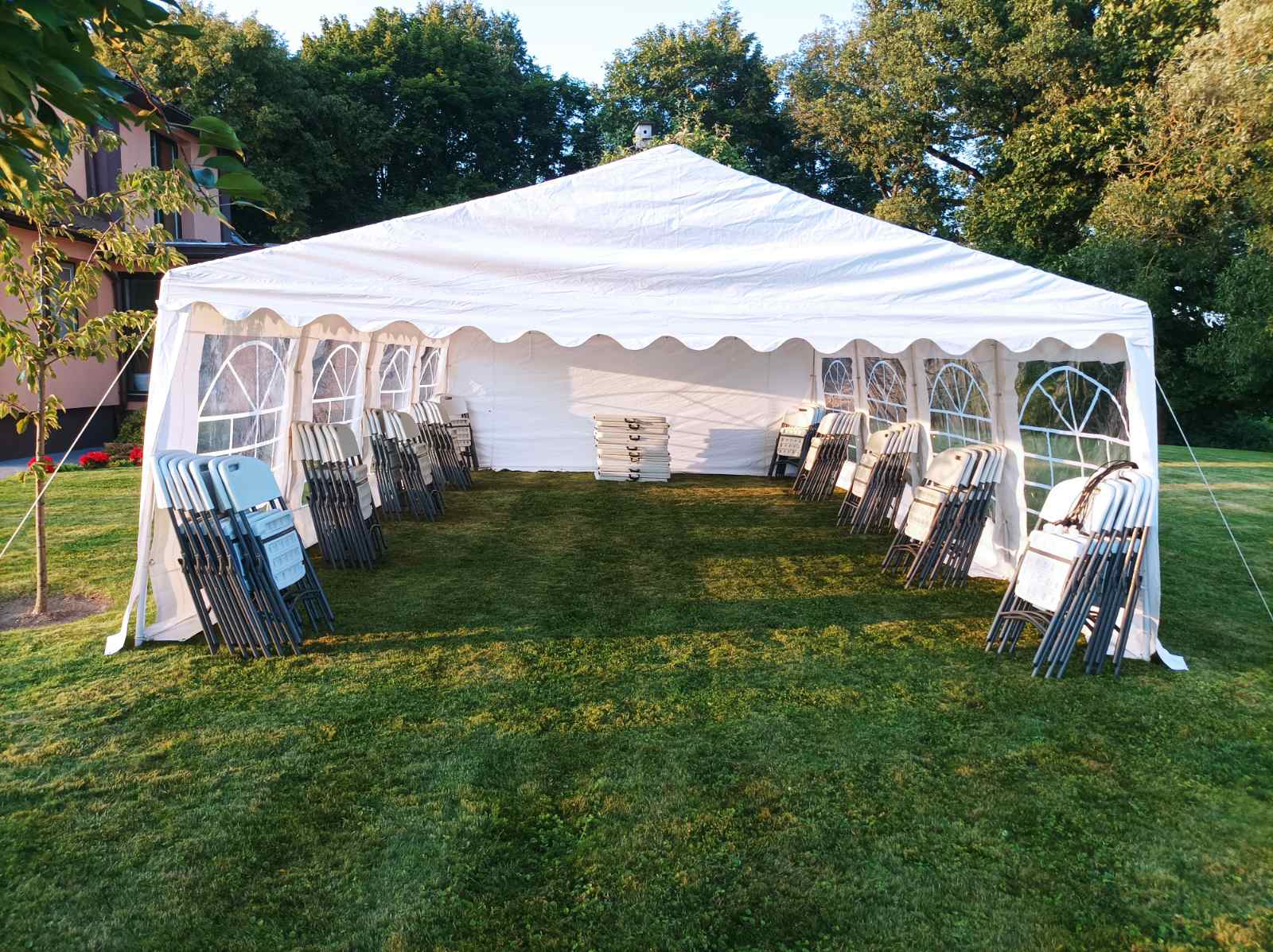 Palapinė PVC 5m x 8m  (iki 50 žmonių)