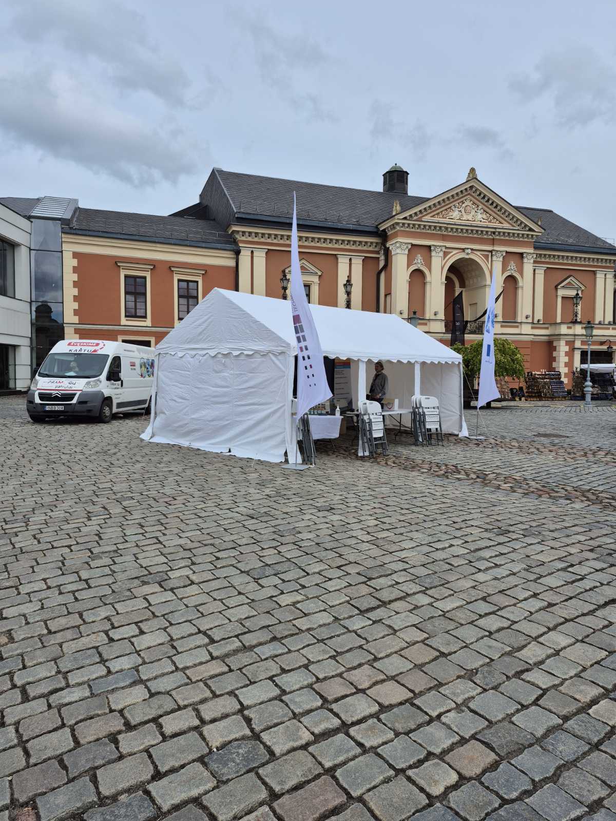 Palapinė PVC 4m x 6m  (iki 25 žmonių)