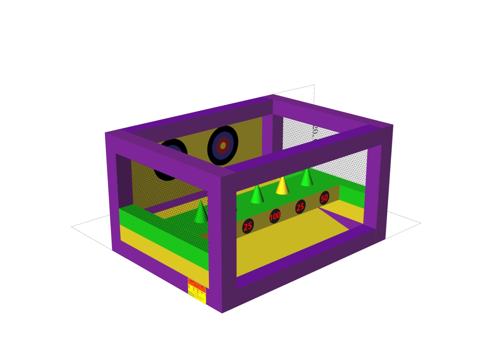 Skraidančių kamuoliukų tiras