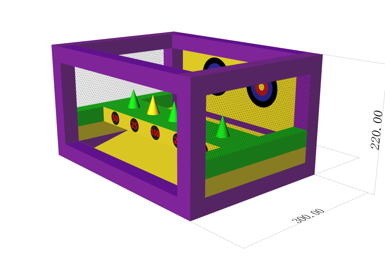 Skraidančių kamuoliukų tiras