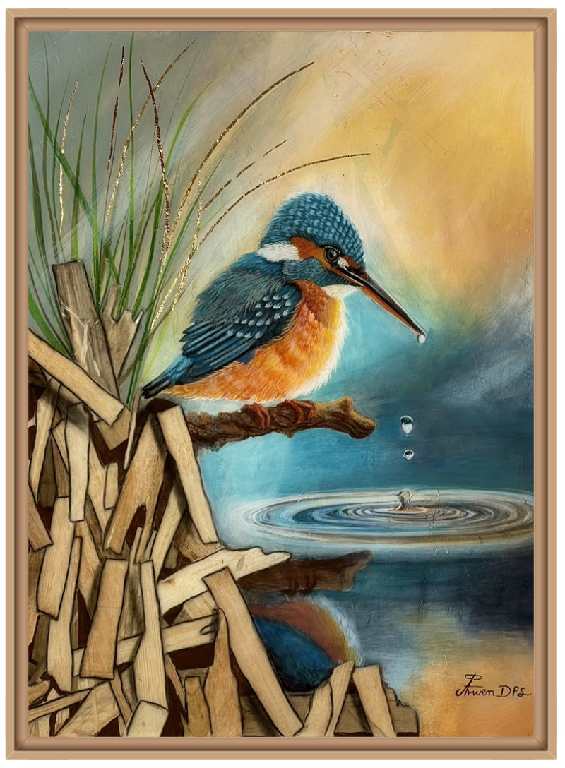 Tirage d'Art Flèche Bleue