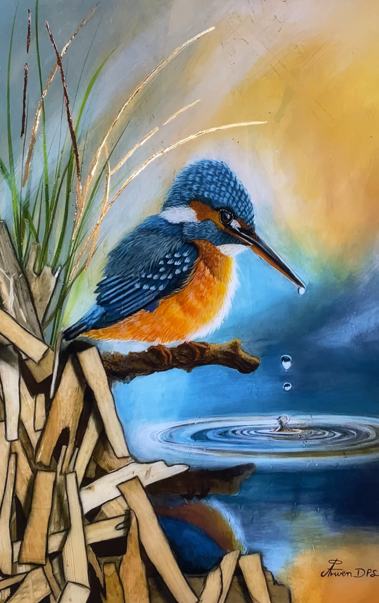 Tirage d'Art Flèche Bleue