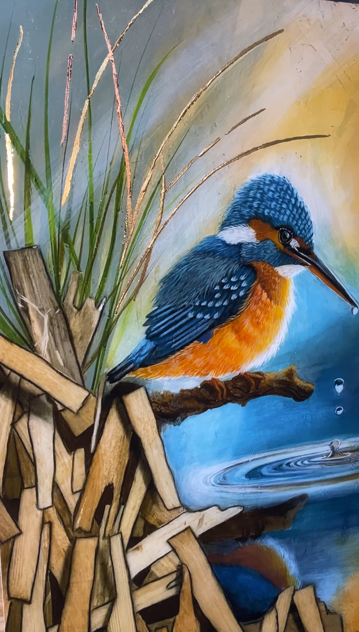 Tirage d'Art Flèche Bleue