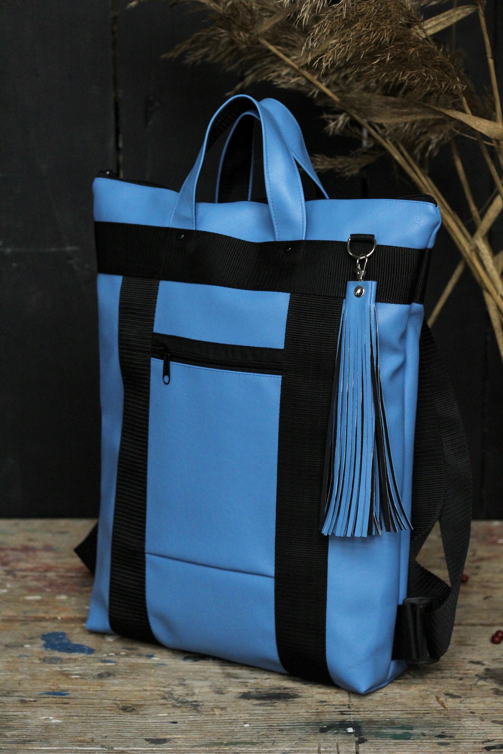 Didelė kuprinė su rankenėlėmis ir nusegamu kutu 13