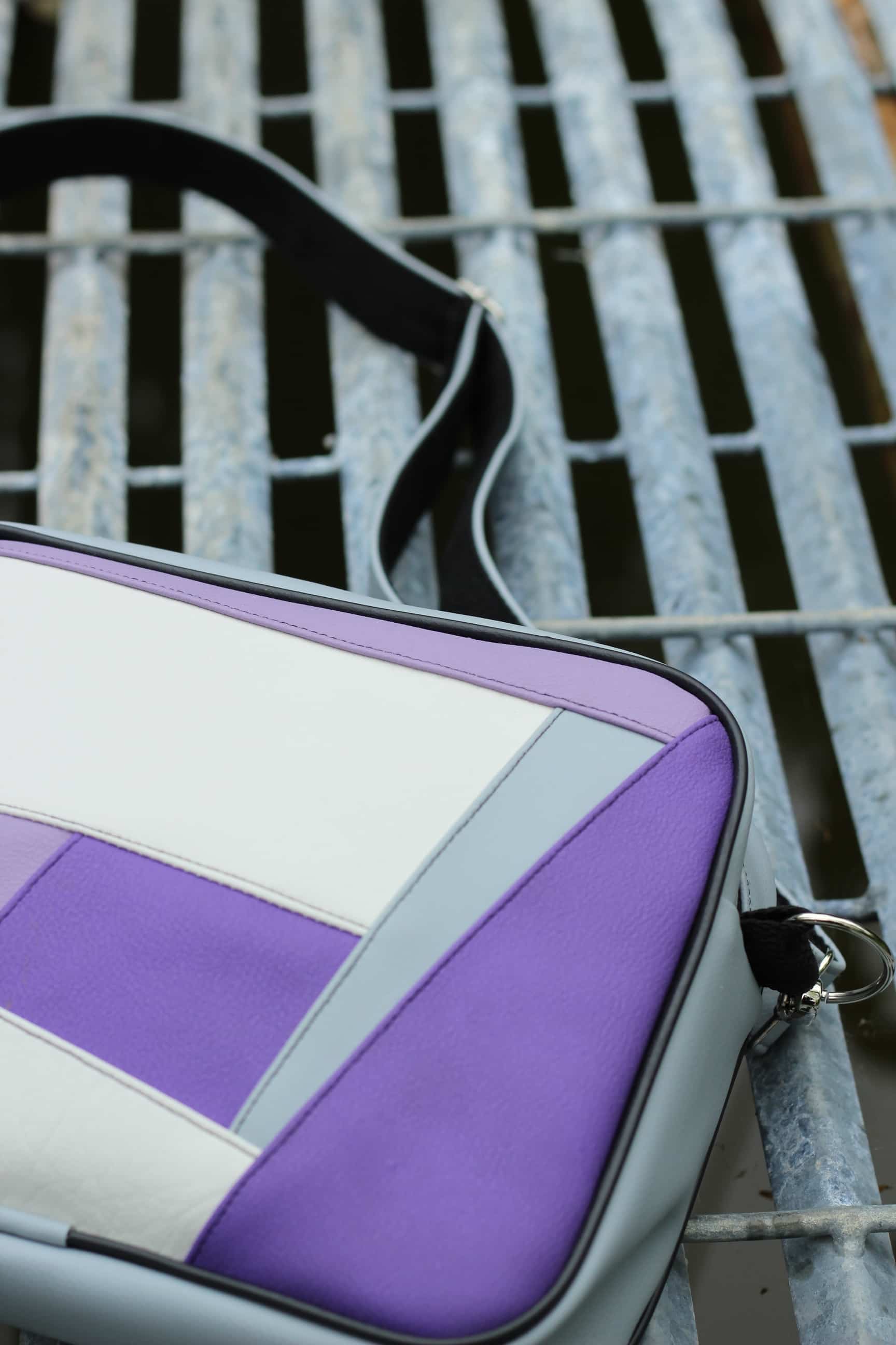 Rankinė su mozaikos priekiu 