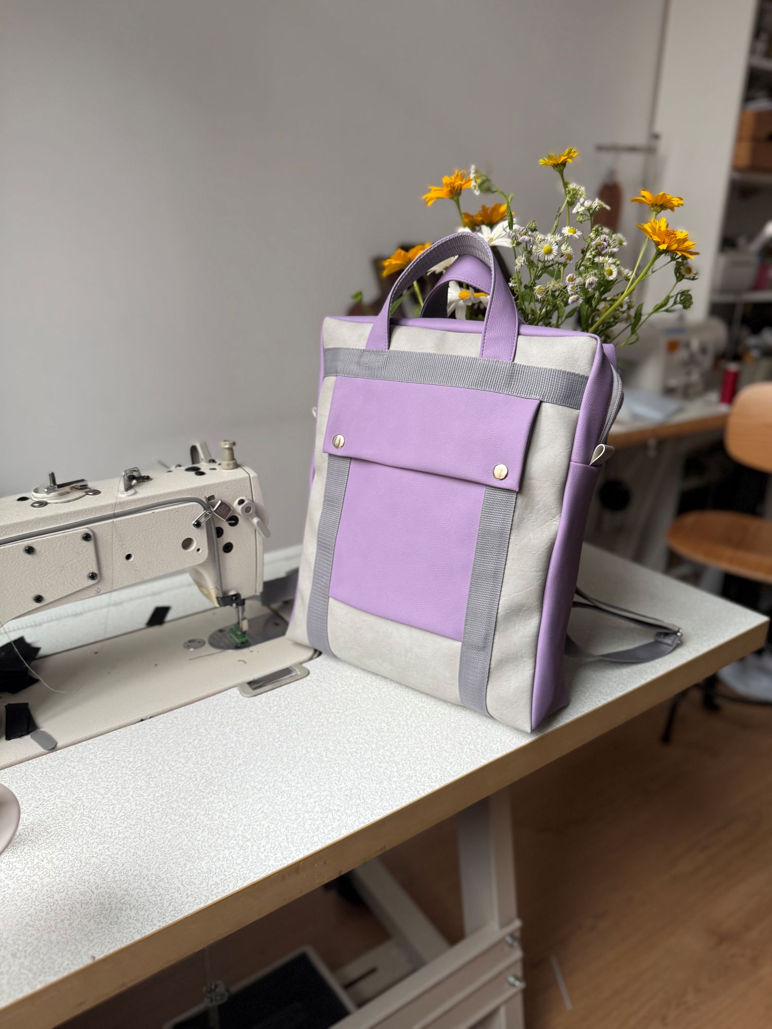 Stačiakampė kuprinė