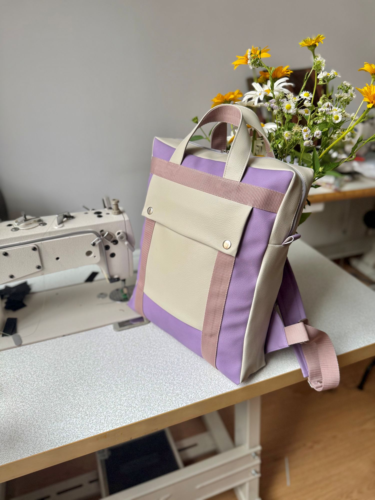 Stačiakampė kuprinė