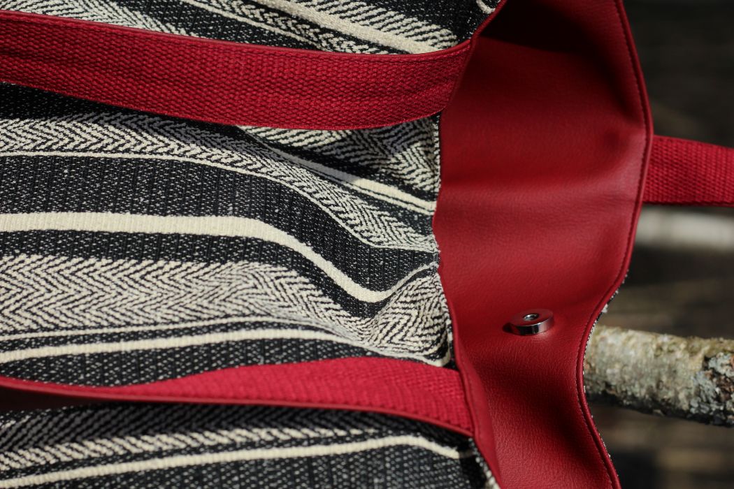 Didelė talpi rankinė krepšys