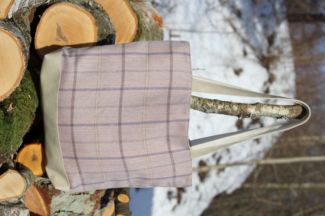 Didelė talpi rankinė krepšys