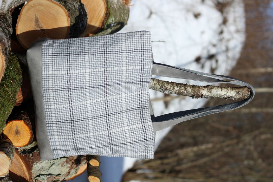 Didelė talpi rankinė krepšys