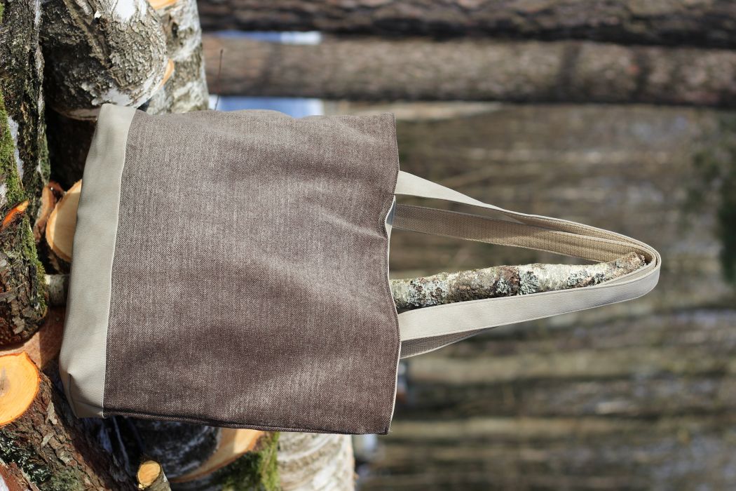 Didelė talpi rankinė krepšys