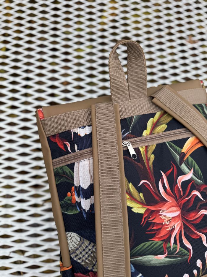 Kuprinė su plastikiniais užsegimais 