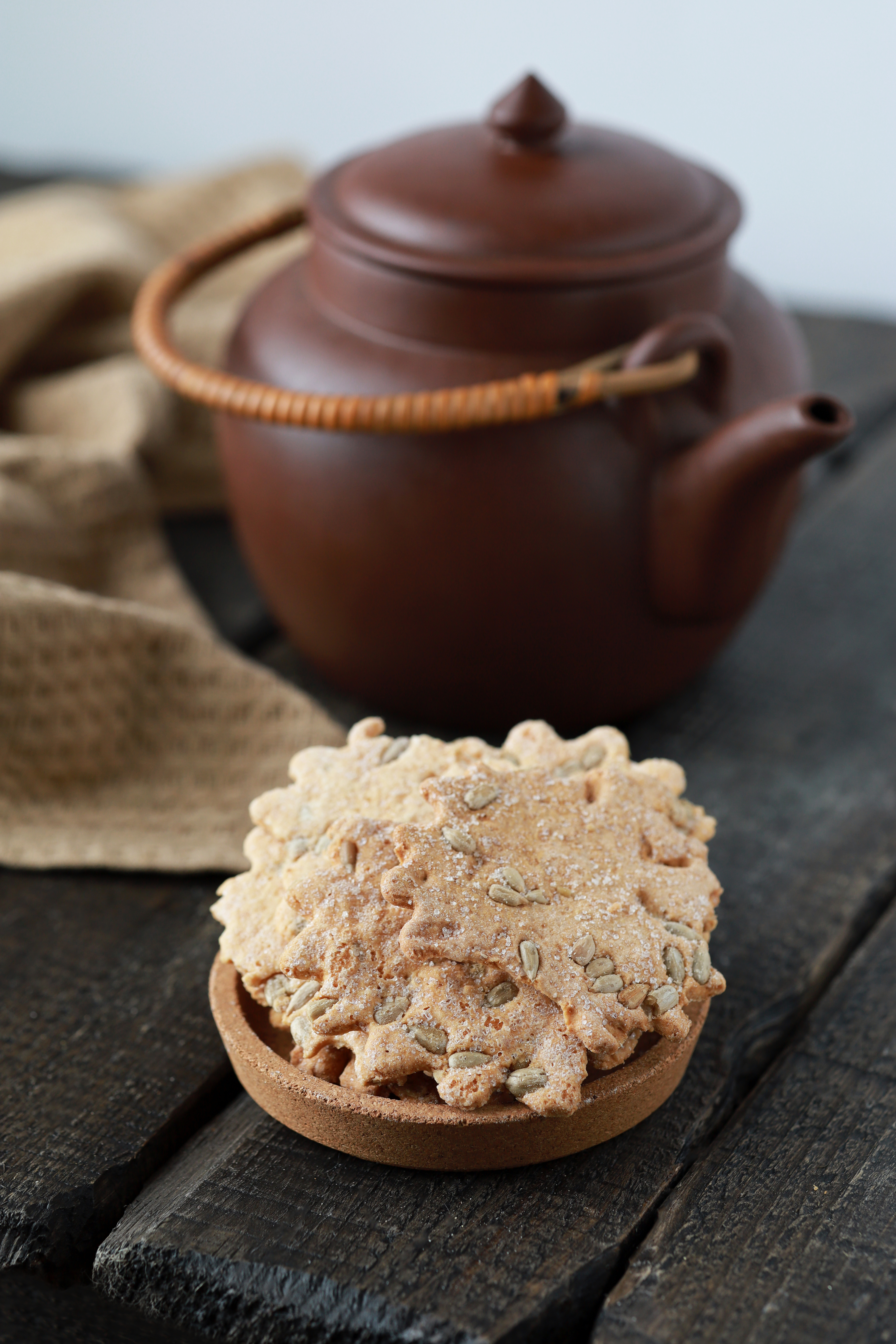 Sausainiai su saulėgrąžomis