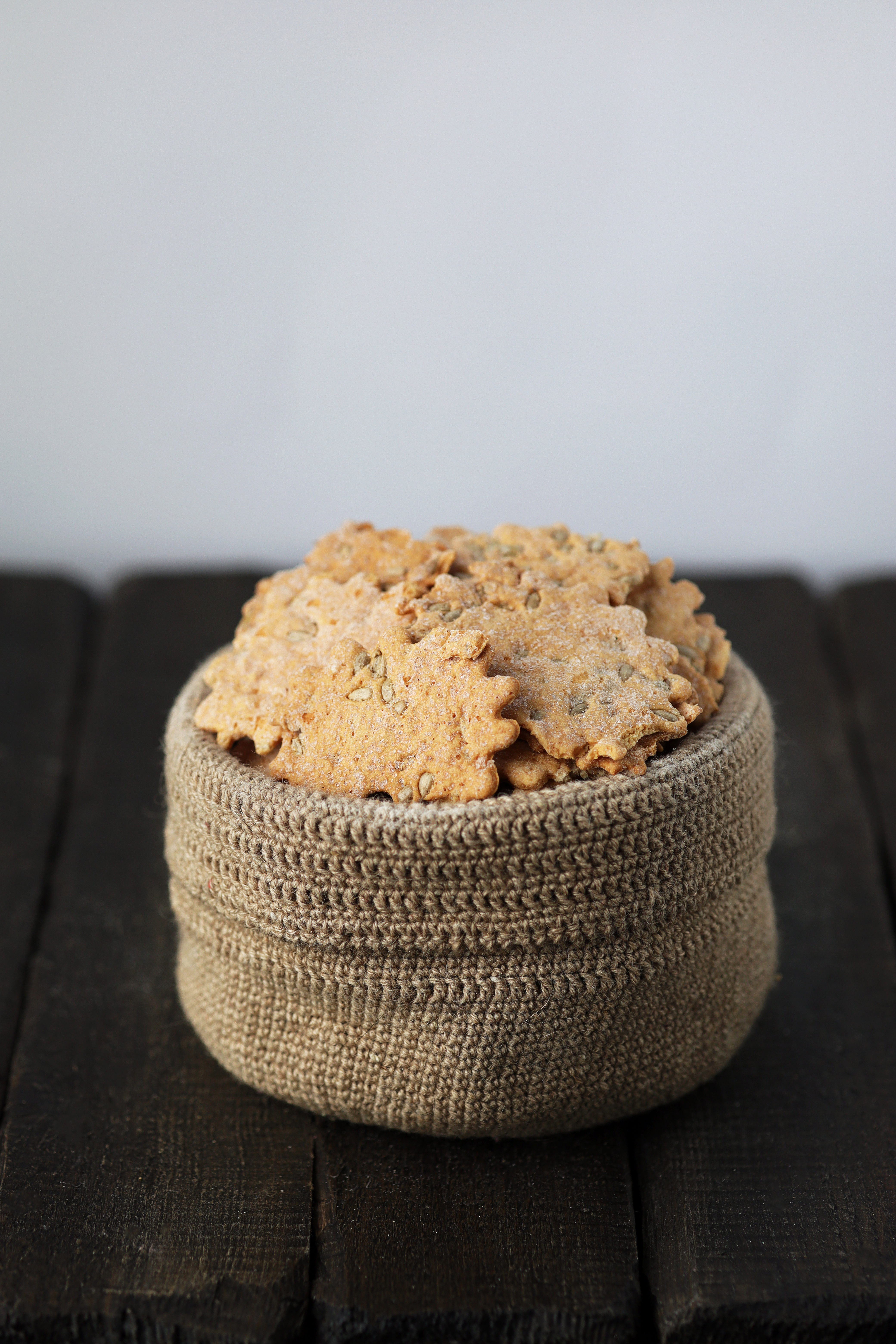 Sausainiai su saulėgrąžomis