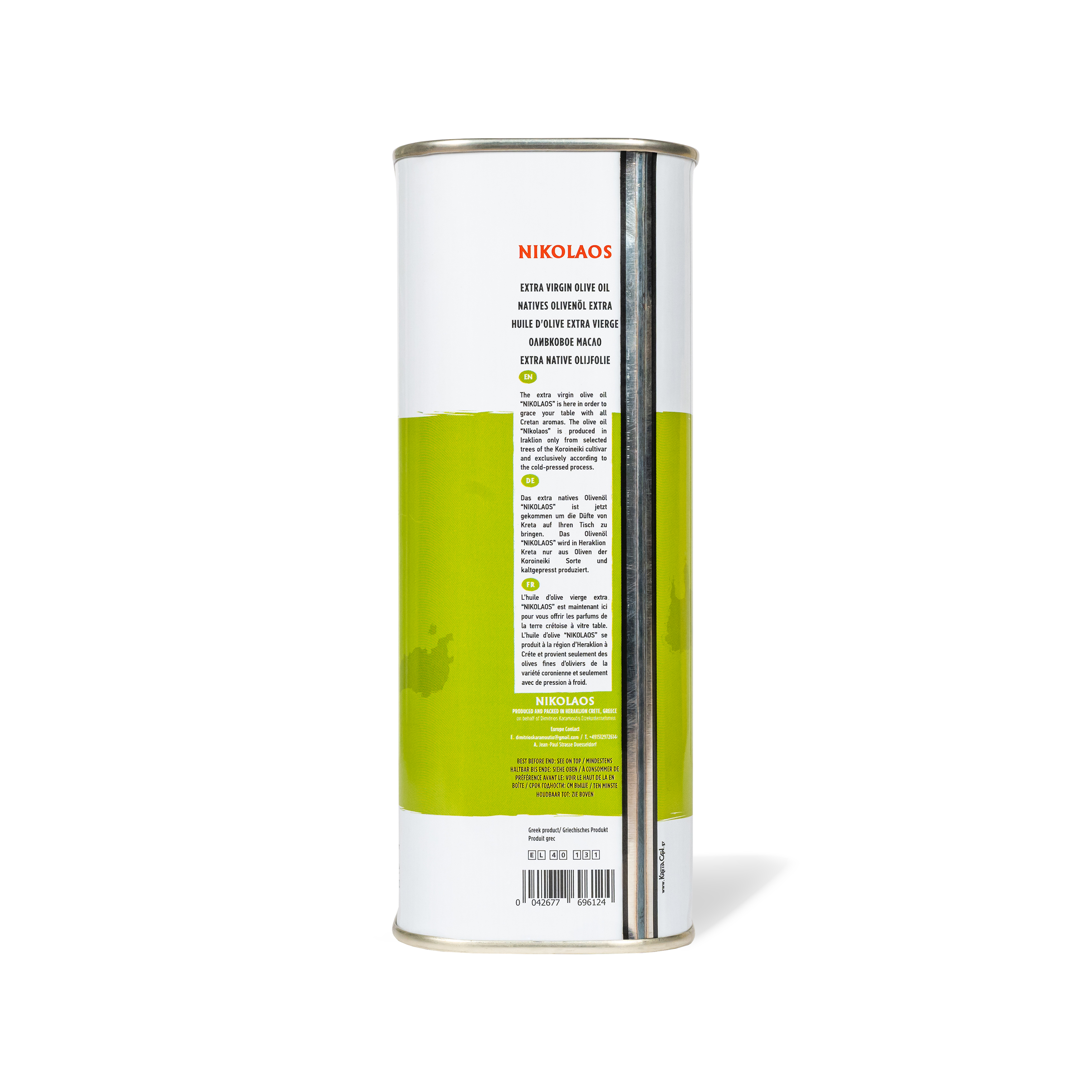 Kretisches Extra Natives Olivenöl "Nikolaos" 1 Liter