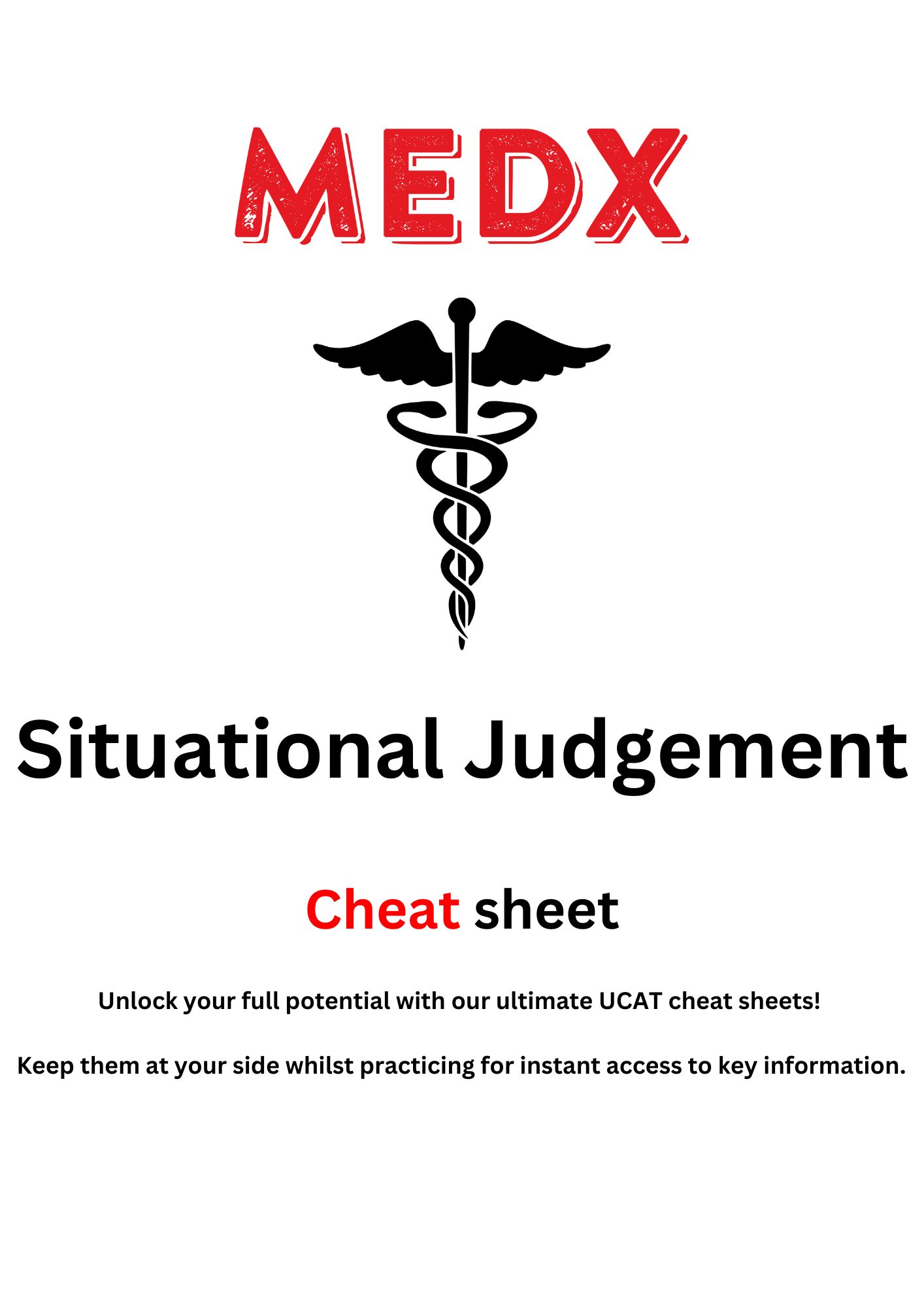 Situational Judgement Cheat Sheet