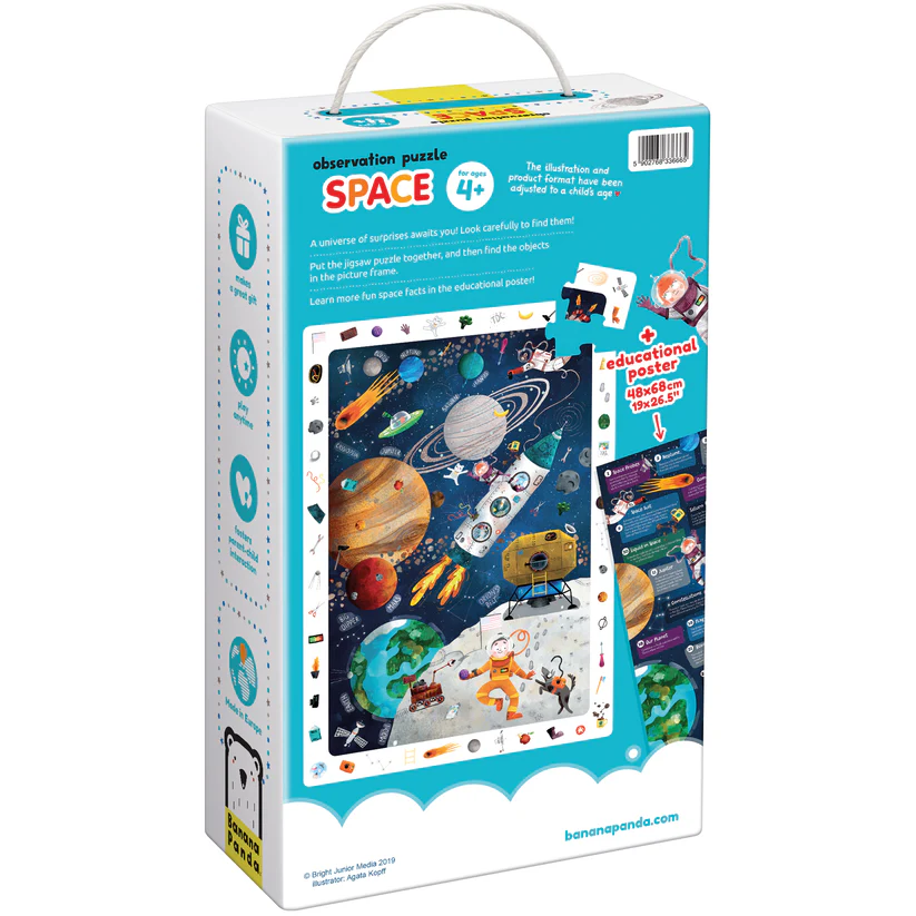 Observation Puzzle Space, Banana Panda